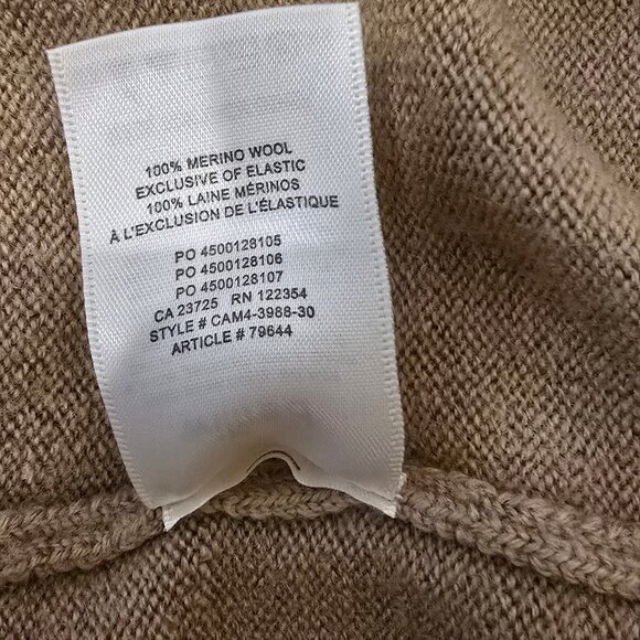 Aritzia Wilfred Luxe Merino Cyprie sweater Camel - Picture 4 of 4